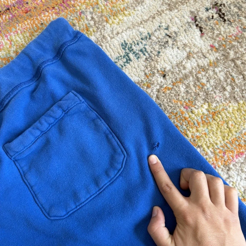Vintage Y2K 2000s Hollister Fleece Cut-Off Sweat Shorts L
